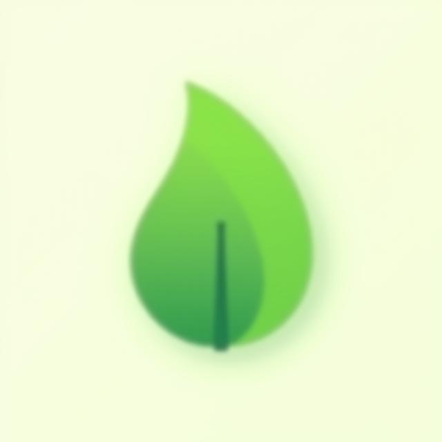 Symbole de feuille verte représentant les pratiques durables dans l'événementiel.