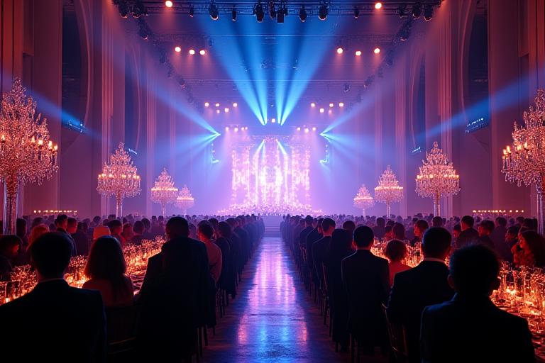 Photo du gala annuel pour une grande entreprise du secteur technologique.